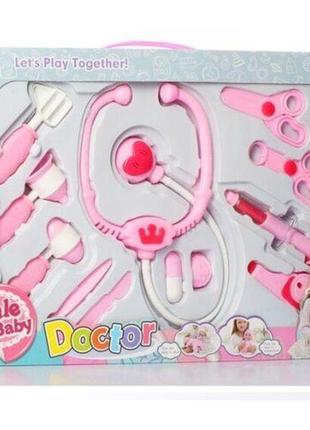 Великий набір лікаря для дівчинки, світло,звуки4 фото