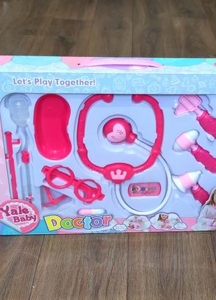 Великий набір лікаря для дівчинки, світло,звуки2 фото