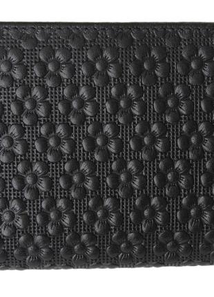 Кошелек женский кожаный черный karya 10662 фото