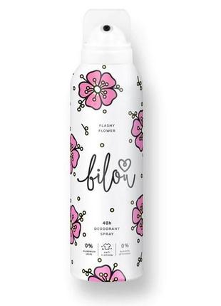Дезодорант — спрей bilou deodorant spray flashy flower 150 мл