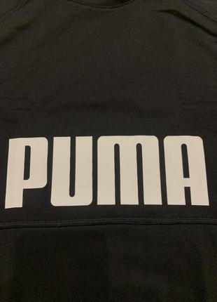 Худи кофта puma женское спортивное для бега черная8 фото