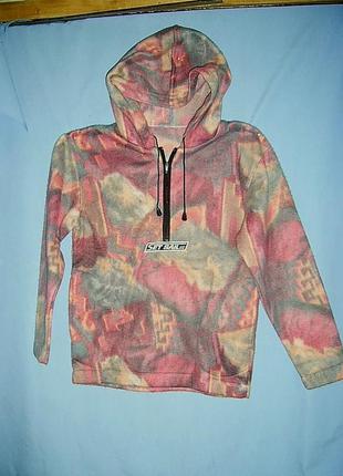 Кофта-худи флисовая, р.140