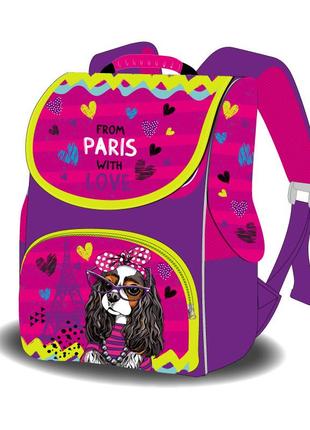 Рюкзак каркасний ортопедичний smile from paris 34,5х25,5х13см арт. 988825