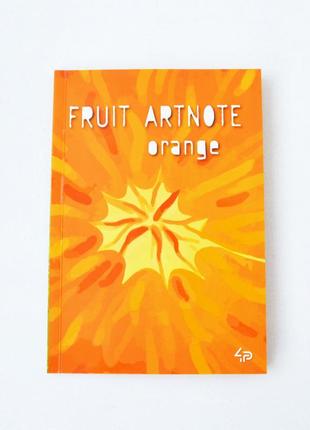 Блокнот а5 с цветными листами profi frutti orange 80 страниц арт. 902613