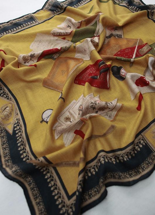 Вінтажна кашемірова хустка платок etro з шовком