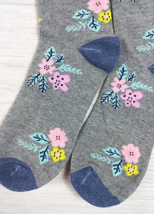 Шкарпетки дитячі з квітами 2