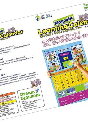Магнітний календар з порами року learning resources розвиваючий дитячий ігровий набір2 фото