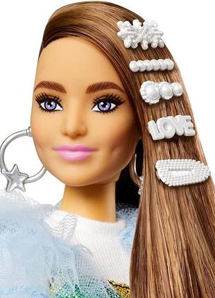 Кукла barbie extra №9 mattel игровой набор барби экстра №9 мерцающий образ barbie gyj783 фото