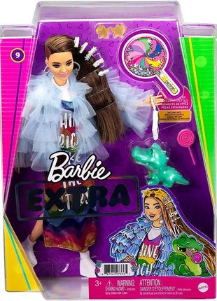 Кукла barbie extra №9 mattel игровой набор барби экстра №9 мерцающий образ barbie gyj786 фото