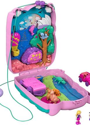 Ігровий набір polly pocket koala adventures mattel сумочка коала з лялечкою і аксесуарами