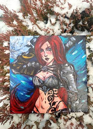 League of legends katarina лол катарина картина ручной работы