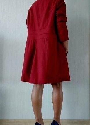 Шерстяное немецкое демисезонное фирменное пальто4 фото