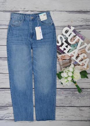 40 - l новые фирменные женские широкие джинсы с высокой талией high waist wide leg jeans sinsay4 фото