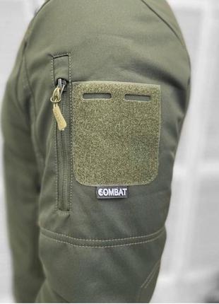 Армійська тактична куртка soft-shell на флісі combat  xl5 фото