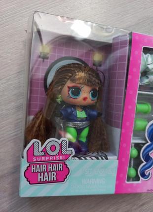 Кукла lol surprise hair hair hair s2 стильные прически drummer q.t.4 фото