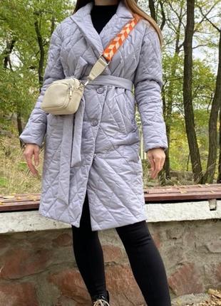 Пальто плащ на весну, жіноче світле пальто