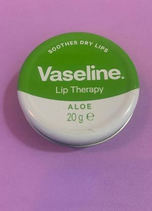 Вазелин. успокаивает сухие губы. терапия губ. алоэ. 20г