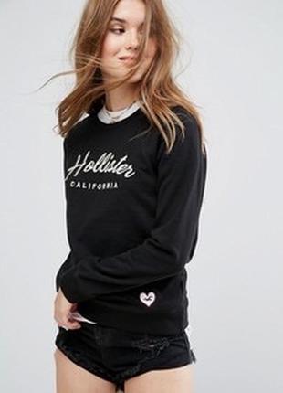 Свитшот толстовка hollister с сердечком