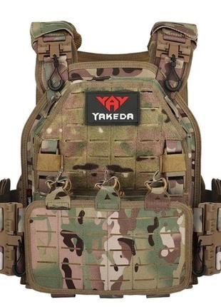 Плитоноска (plate carrier) yakeda плити 25*30 multicam