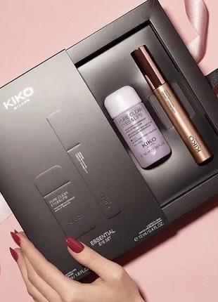 Туш + засіб для зняття макіяжу kiko milano