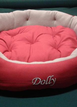 Лежак кроватка для собак і котів з ім'ям високої якості.багато кольорів і розмірів.1 фото