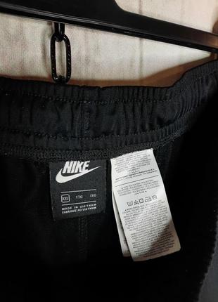 Оригинальные крутые мужские спортивные штаны nike nsw с лампасами размер хл черные7 фото