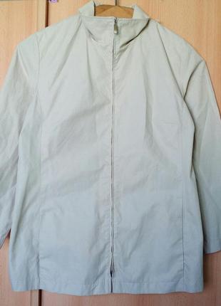 Курточка ветровка на весну,тонкая с карманами и разрезами по боках,непродуваемая