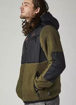 Куртка fox dayton zip fleece (fatigue green), l, l2 фото