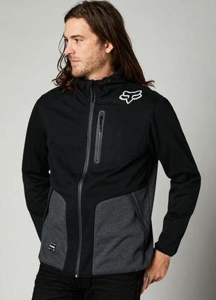 Куртка fox barricade softshell fleece (black), l, l1 фото