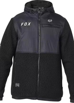 Куртка fox dayton zip fleece (black), l, l1 фото