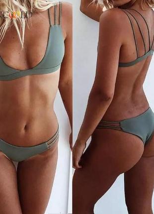 🆕 раздельный купальник твердая чашка, м, есть нюанс