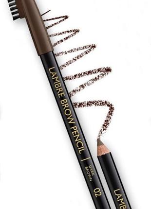 Стійкий олівець для брів світло-коричневий №1