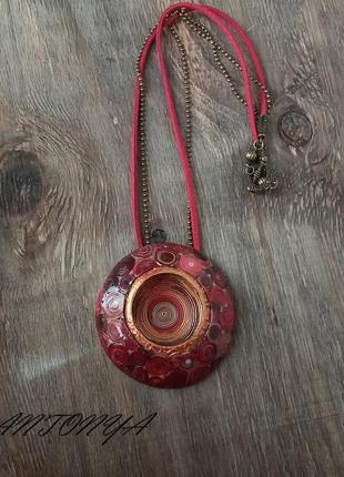 Кулон магия завитков 2