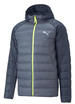 Куртка спортивная мужская puma packlite down 849355 18 (синий, пуховик, зима, термо, водонепроницаемая, пума)