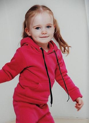 Теплый спортивный костюм на девочку и мальчика. трехнитка с начесом