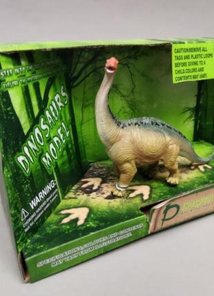 Игрушка динозавр бронтозавр в реалистичной раскаске acient time2 фото