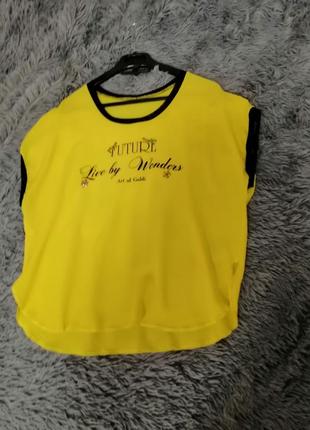 ⛔ футболка батал з натуральної тканини штапель холодок