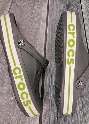 Чоловічі крокси сабо crocs bayaband grey усі розміри у наявності