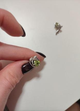 Сережки серебряные 925