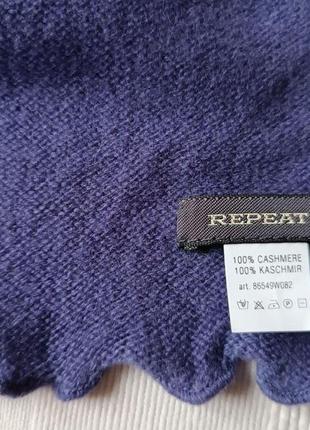 Repeat фиолетовый шарф 100% кашемир2 фото