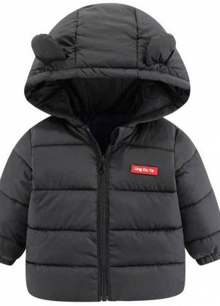 Демісезонна курточка чорна (код товару: 1850)