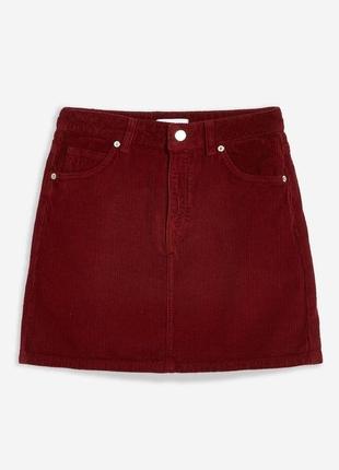 Вельветовая юбка юбка свободветовая мини h&m hm