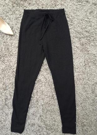 Shein спортивные лосины в рубчик