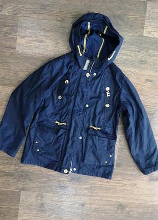 Крута вітровка парку куртка на флісовой підкладці