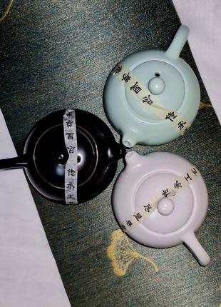 Портативний китайський чайник та чотири піали у кейсі2 фото