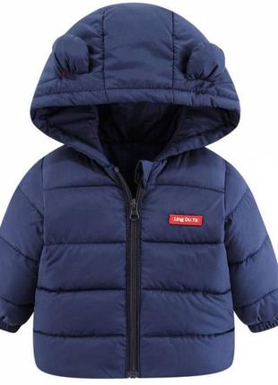 Демісезонна курточка темно-синя