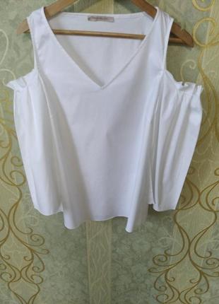 Женская белья блуза,коттоновая рубашка,блуз с вырезами2 фото
