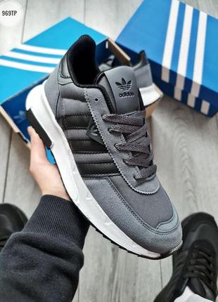 Мужские кроссовки adidas grey4 фото