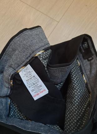 Next котоновые мужские брюки брюки черные новые