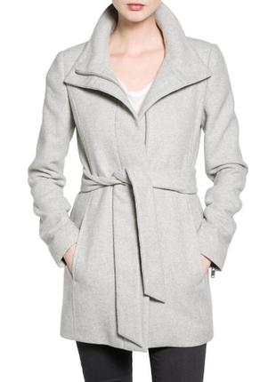 Женское пальто l-xl шерсть mango оригинал
